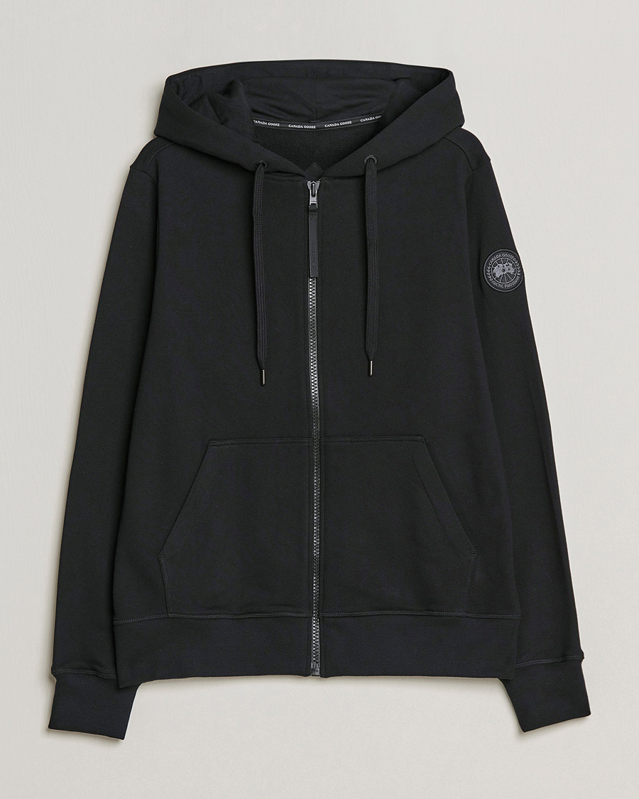 Herre | Gensere | Canada Goose Black Label | FZ Loopback Hoody Black