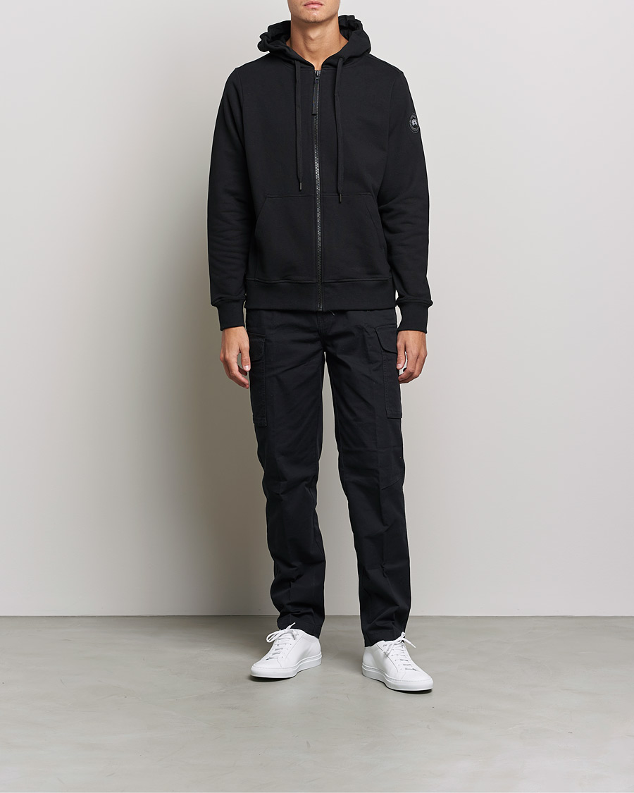 Herre | Gensere | Canada Goose Black Label | FZ Loopback Hoody Black