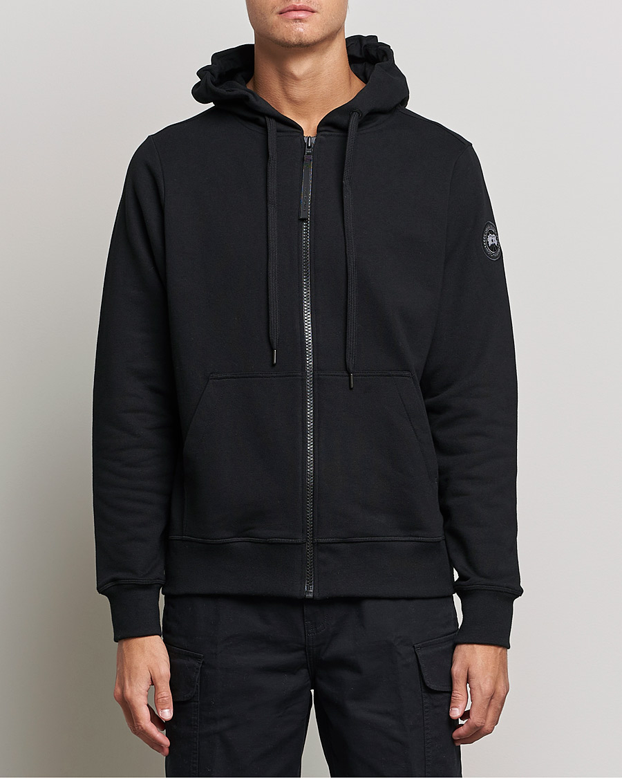Herre | Gensere | Canada Goose Black Label | FZ Loopback Hoody Black