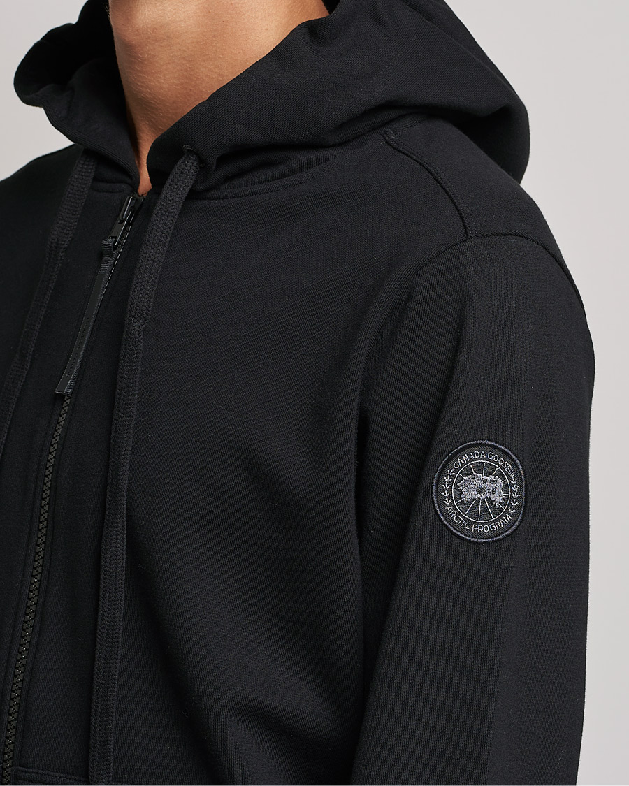 Herre | Gensere | Canada Goose Black Label | FZ Loopback Hoody Black