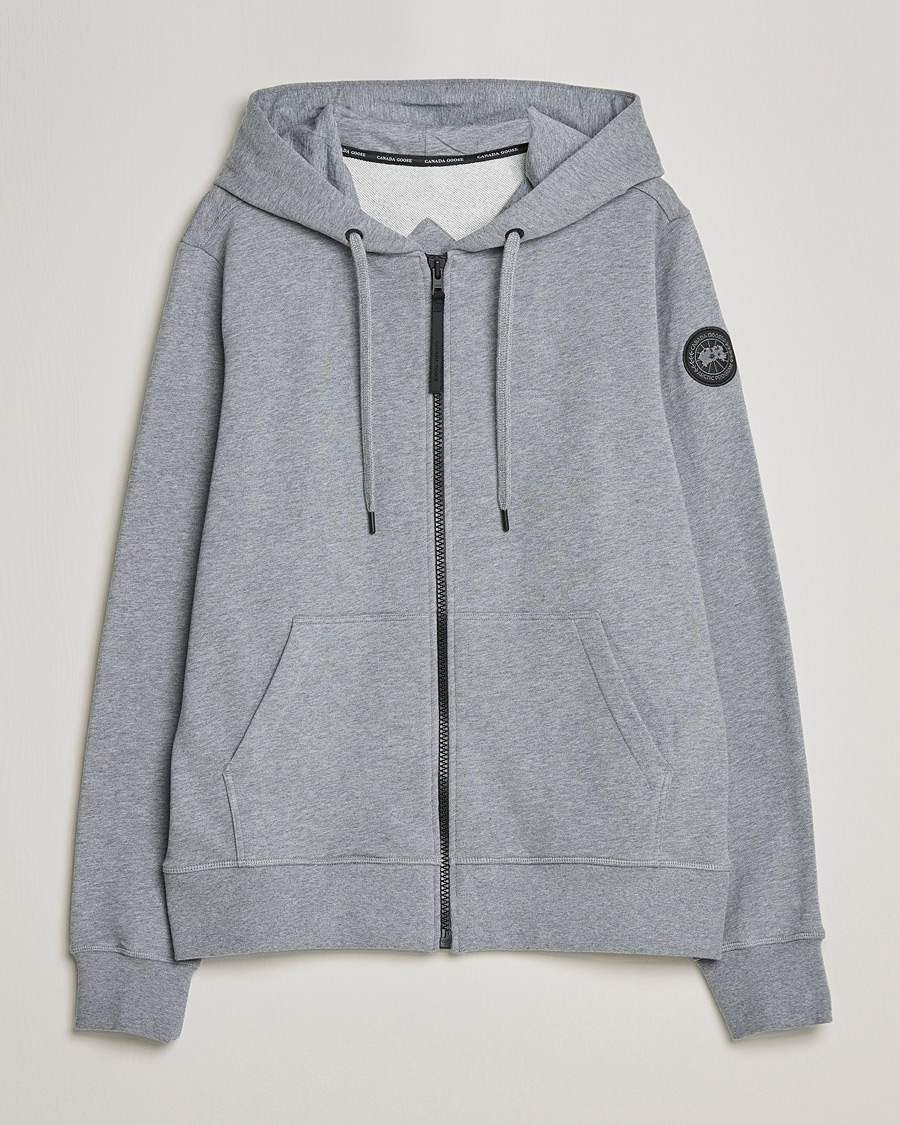 Herre | Gensere | Canada Goose Black Label | FZ Loopback Hoody Stone Heather