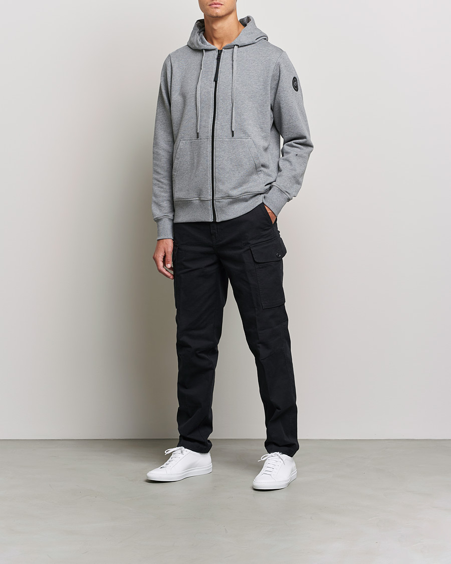 Herre | Gensere | Canada Goose Black Label | FZ Loopback Hoody Stone Heather