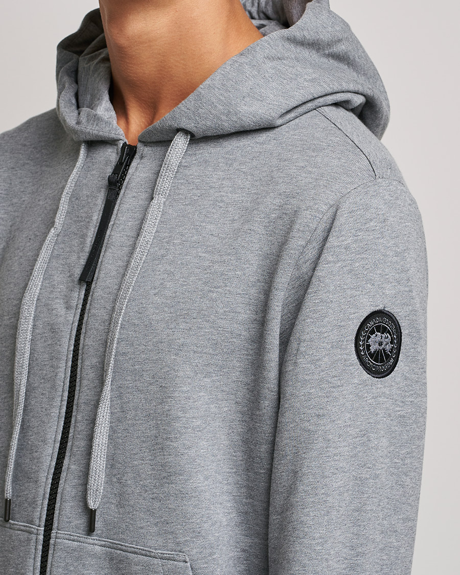 Herre | Gensere | Canada Goose Black Label | FZ Loopback Hoody Stone Heather