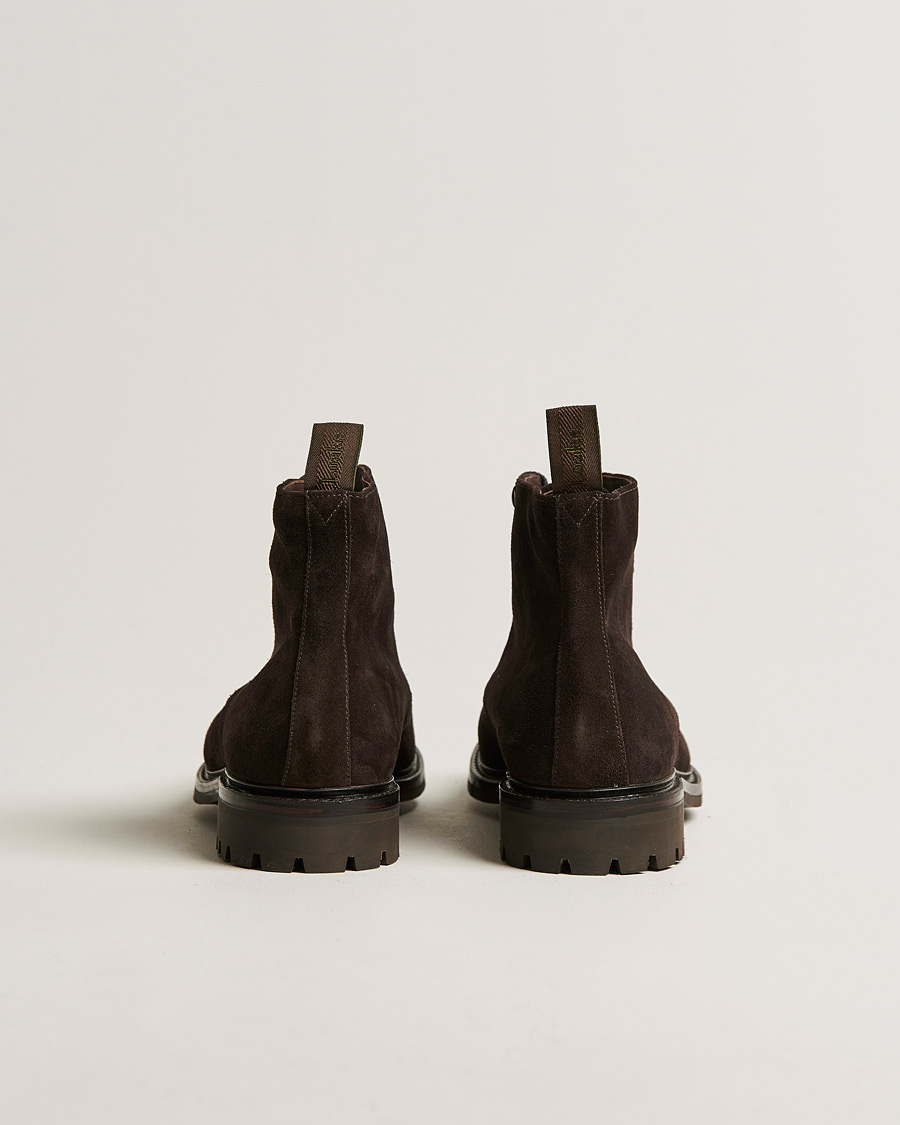 Herre | Støvler | Loake 1880 | Sedbergh Suede Derby Boot  Dark Chocolate