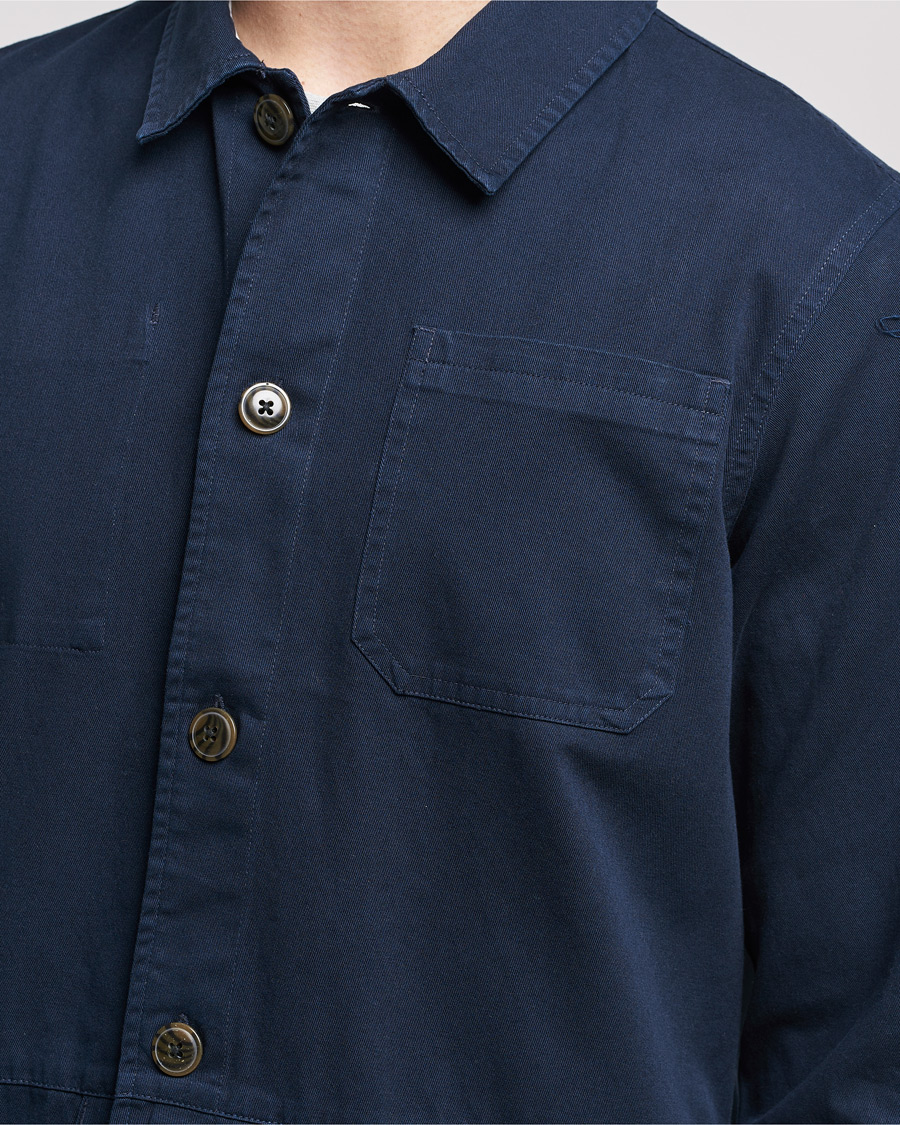 Herre | Skjorter | Barbour Lifestyle | Dene Overshirt Navy