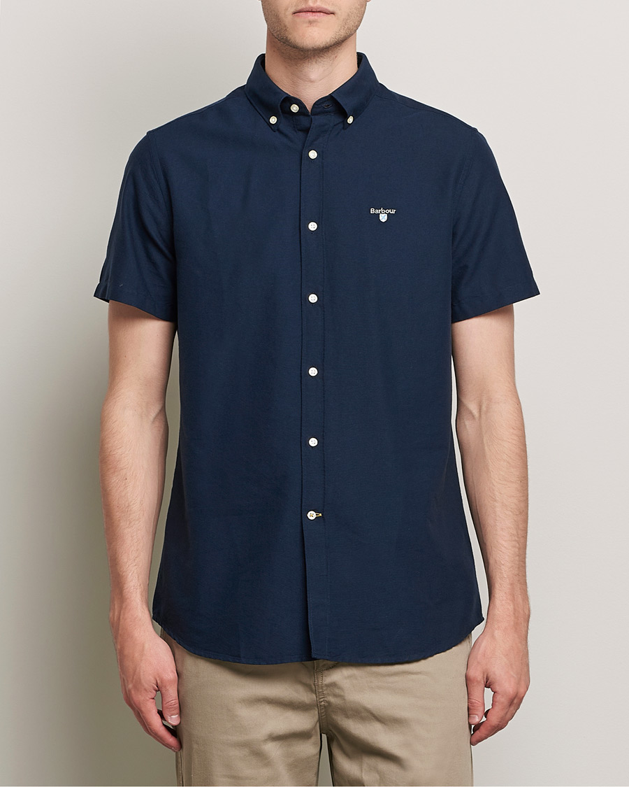 Herre | Kortermede skjorter | Barbour Lifestyle | Oxford 3 Short Sleeve Shirt Navy