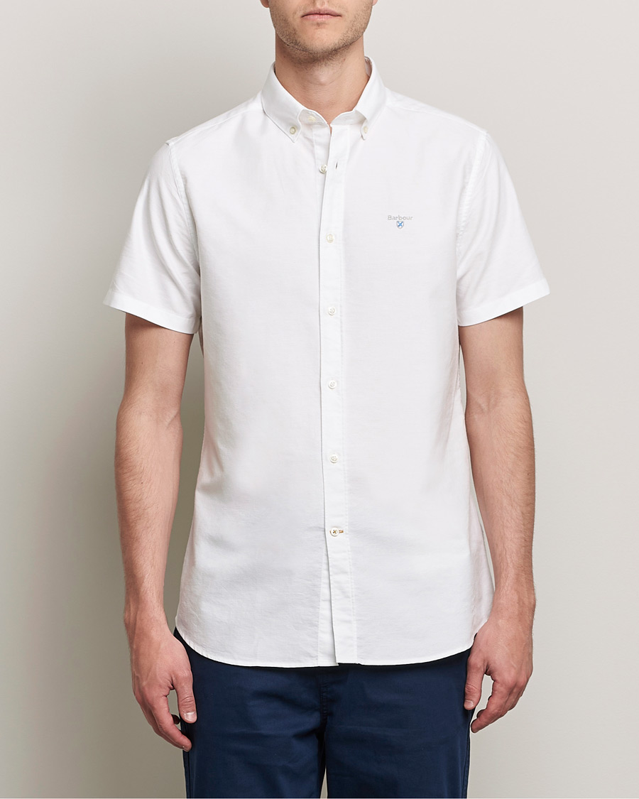 Herre | Tidsbegrenset sesongtilbud | Barbour Lifestyle | Oxford 3 Short Sleeve Shirt White