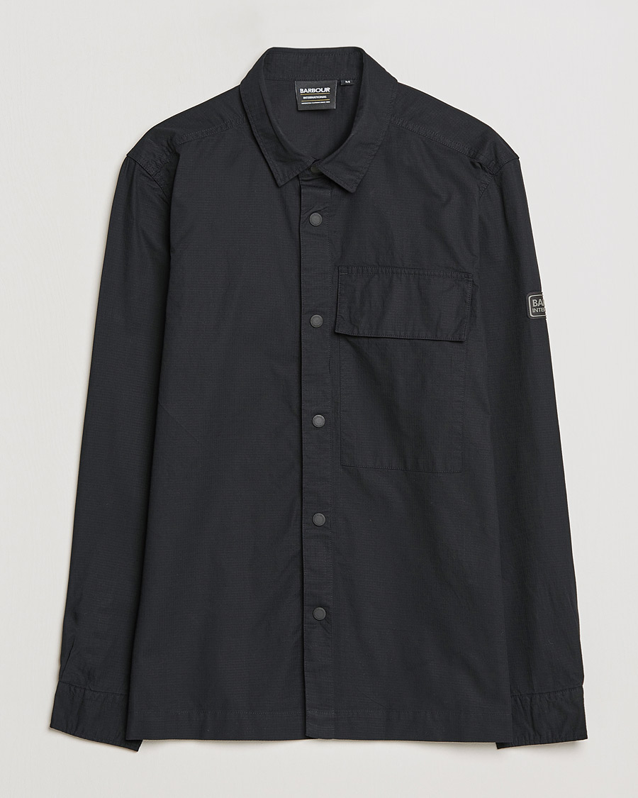 Herre | Skjorter | Barbour International | Battery Overshirt Black