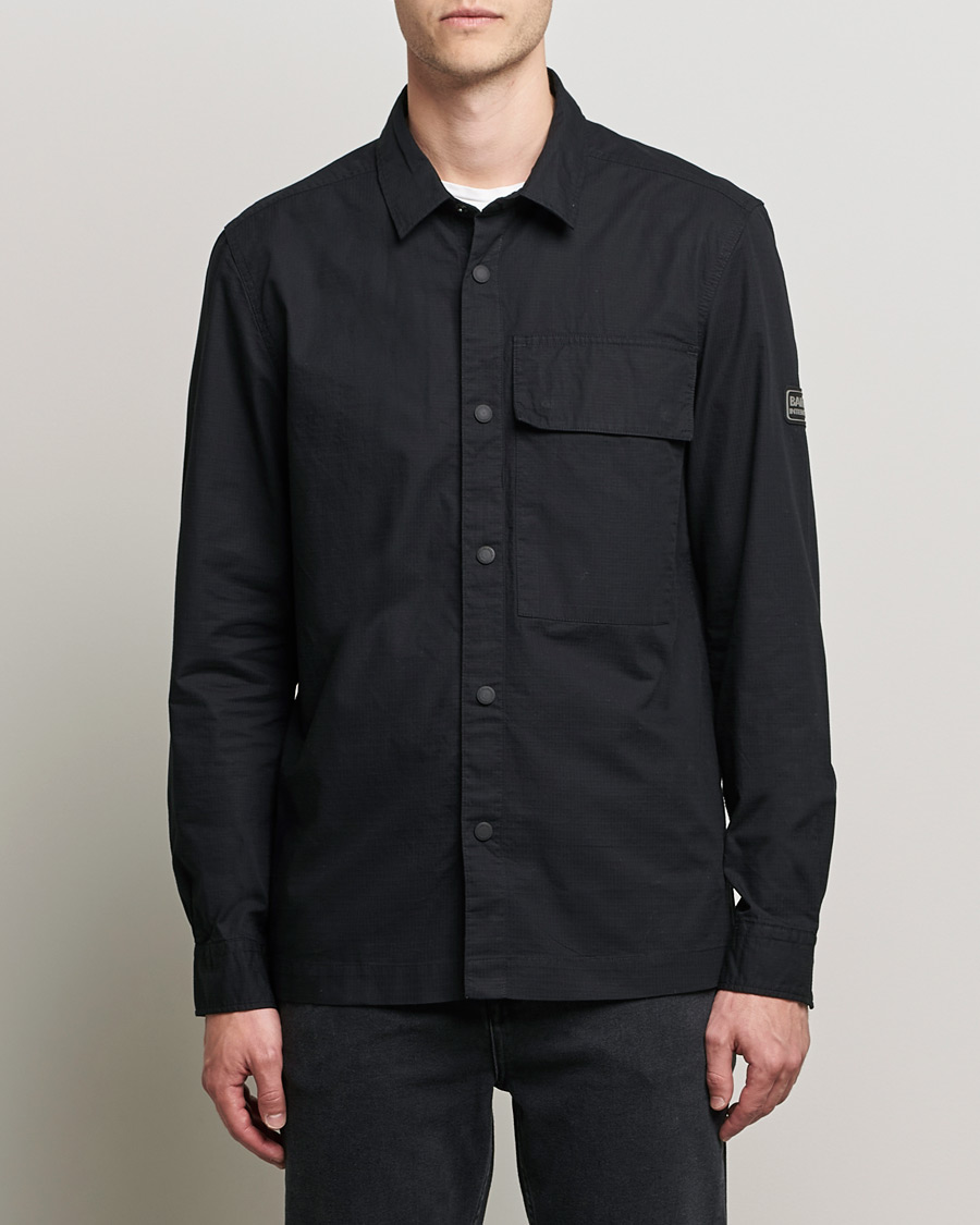 Herre | Skjorter | Barbour International | Battery Overshirt Black