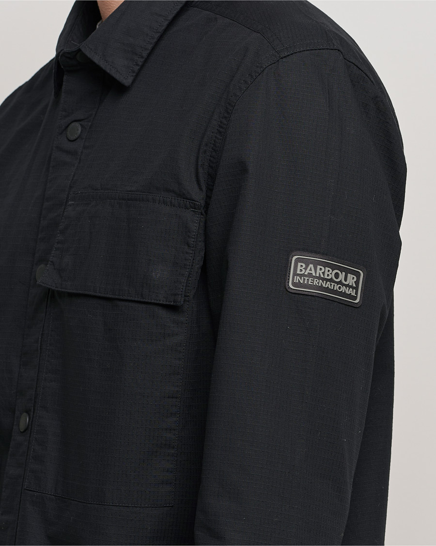 Herre | Skjorter | Barbour International | Battery Overshirt Black