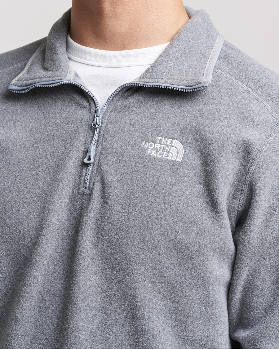 Herre | Gensere | The North Face | 100 Glacier 1/4 Zip Grey Heather