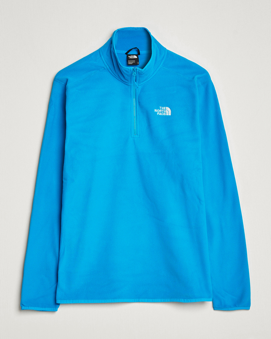 Herre | Gensere | The North Face | 100 Glacier 1/4 Zip Acoustic Blue