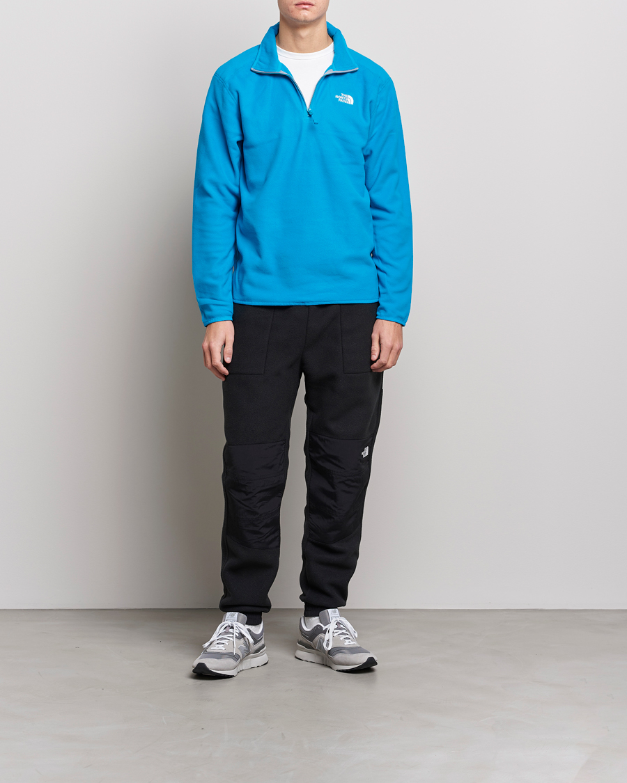 Herre | Gensere | The North Face | 100 Glacier 1/4 Zip Acoustic Blue