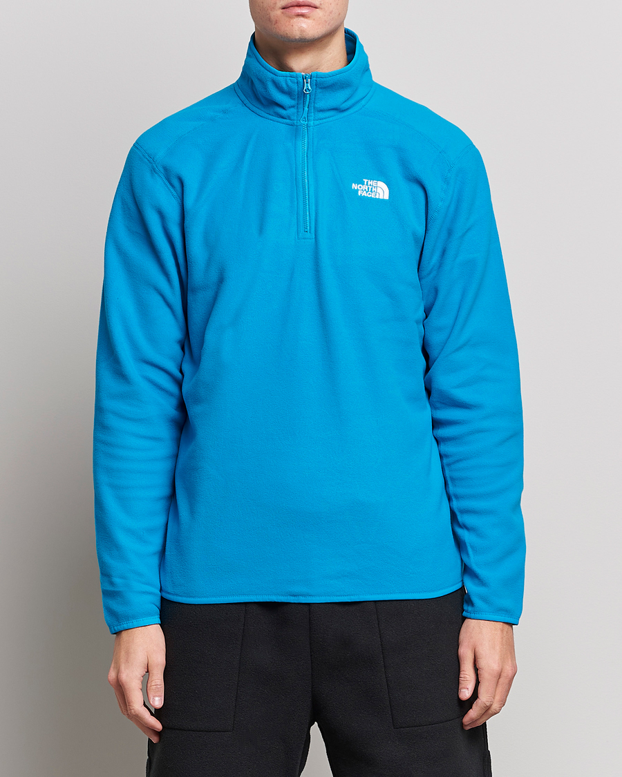 Herre | Gensere | The North Face | 100 Glacier 1/4 Zip Acoustic Blue