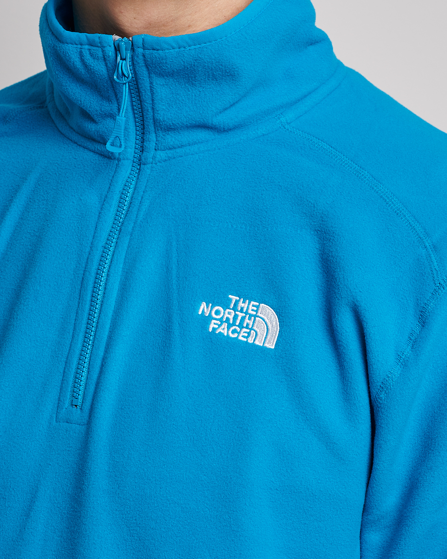 Herre | Gensere | The North Face | 100 Glacier 1/4 Zip Acoustic Blue