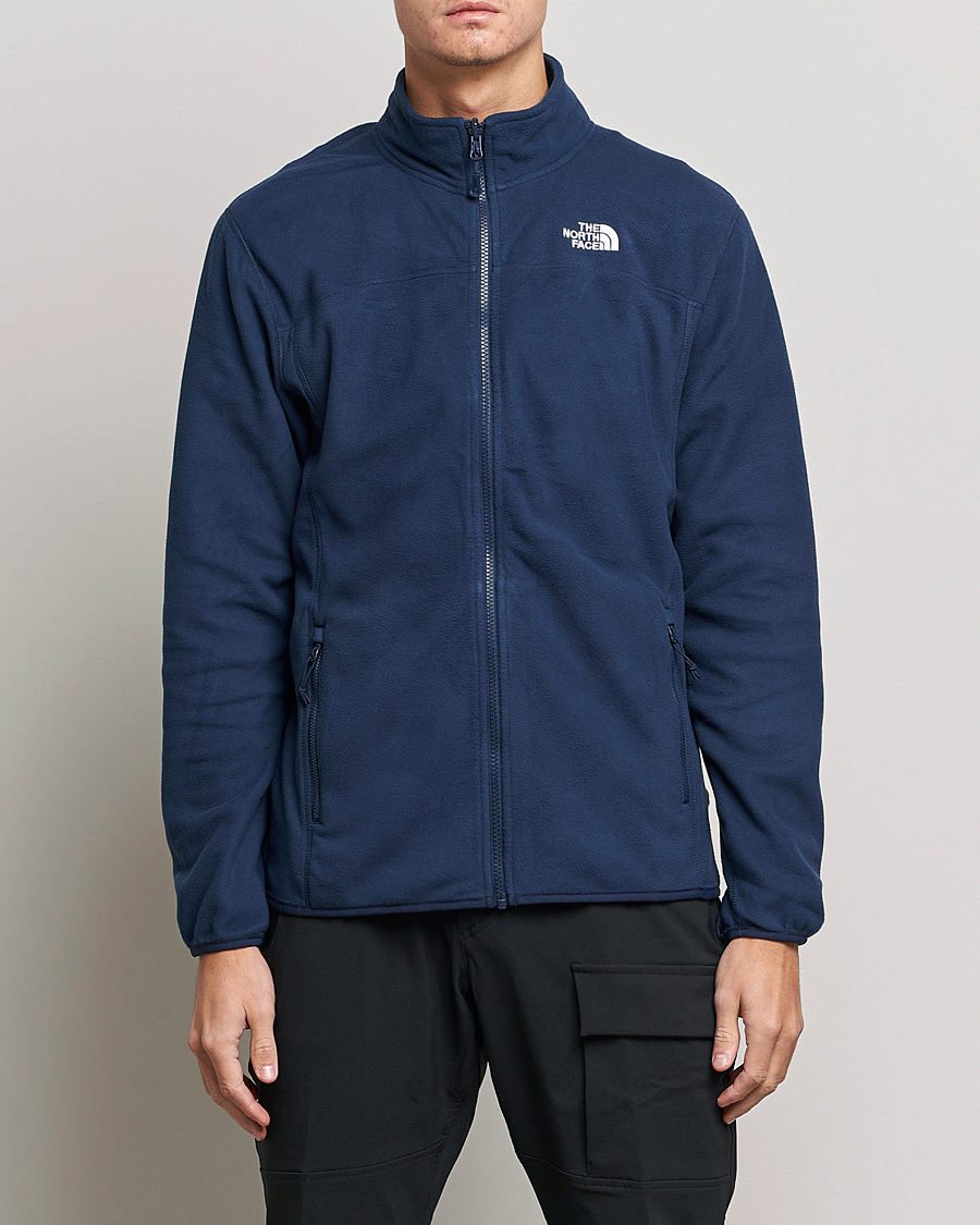 Herre | Gensere | The North Face | 100 Glacier Full Zip Summit Navy