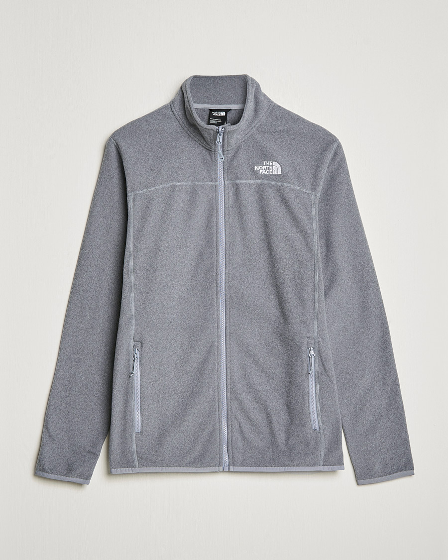 Herre | Gensere | The North Face | 100 Glacier Full Zip Grey Heather
