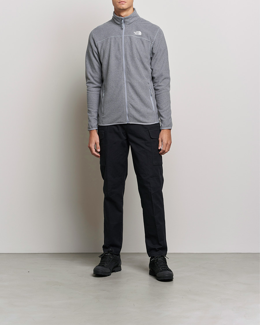 Herre | Gensere | The North Face | 100 Glacier Full Zip Grey Heather