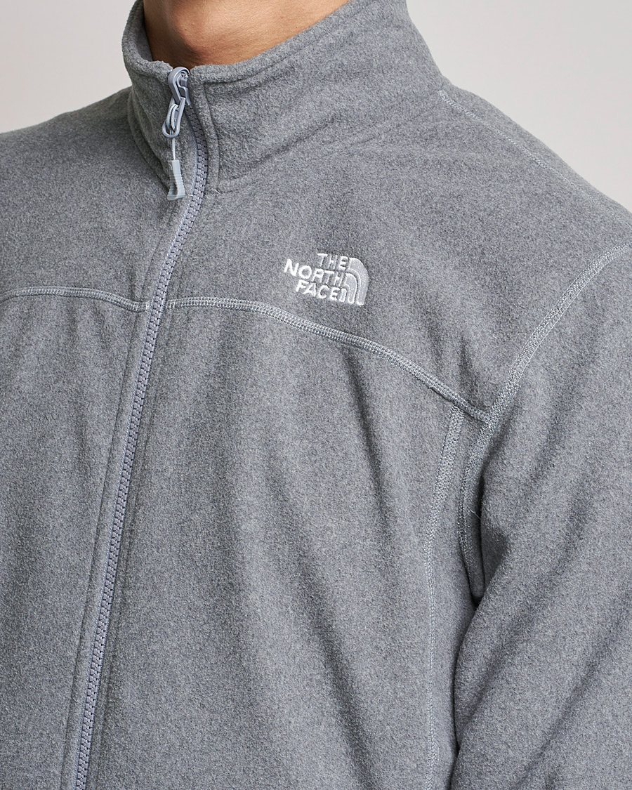 Herre | Gensere | The North Face | 100 Glacier Full Zip Grey Heather