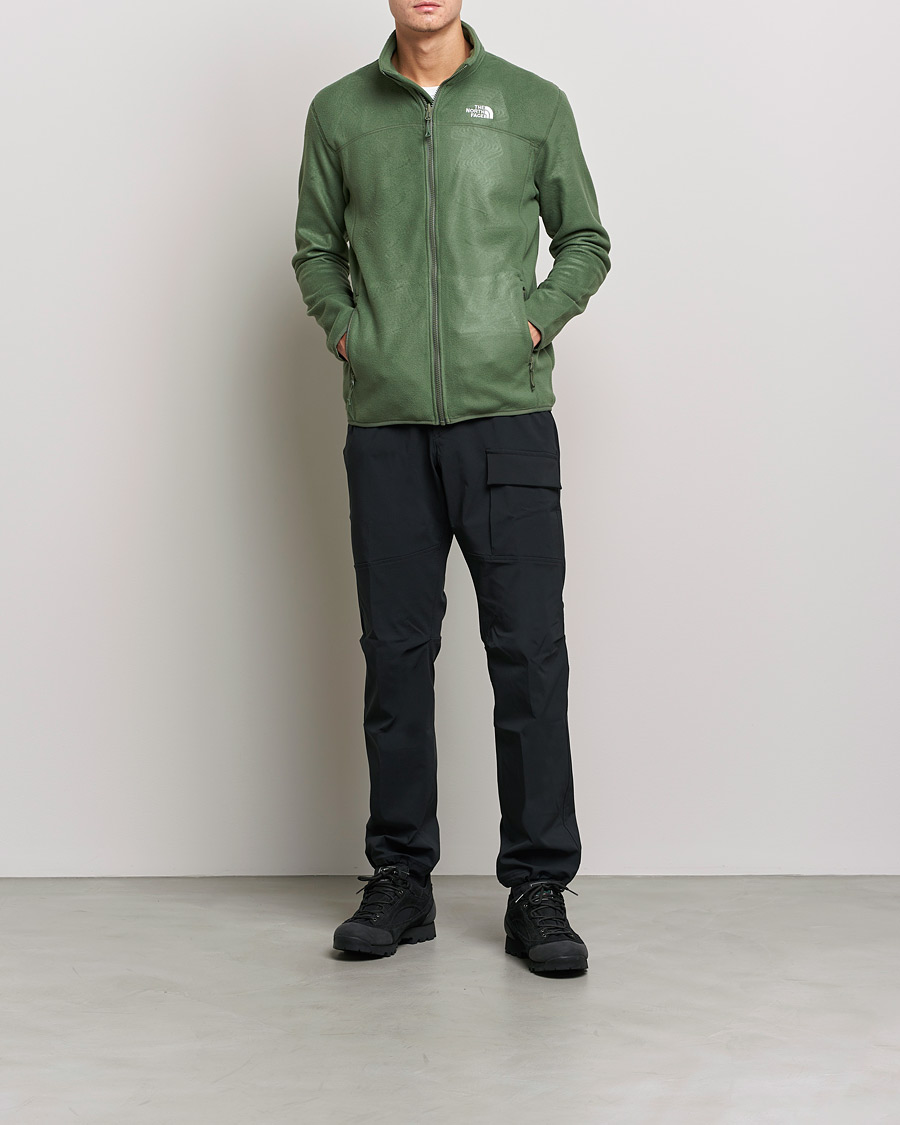 Herre | Active | The North Face | 100 Glacier Full Zip Thyme Green