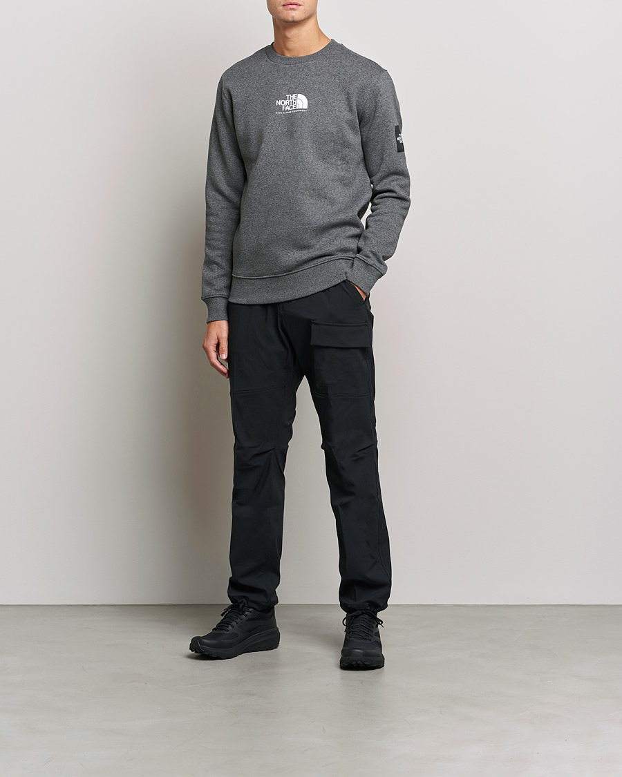Herre | Gensere | The North Face | Fine Crew Neck Sweatshirt Grey Heather