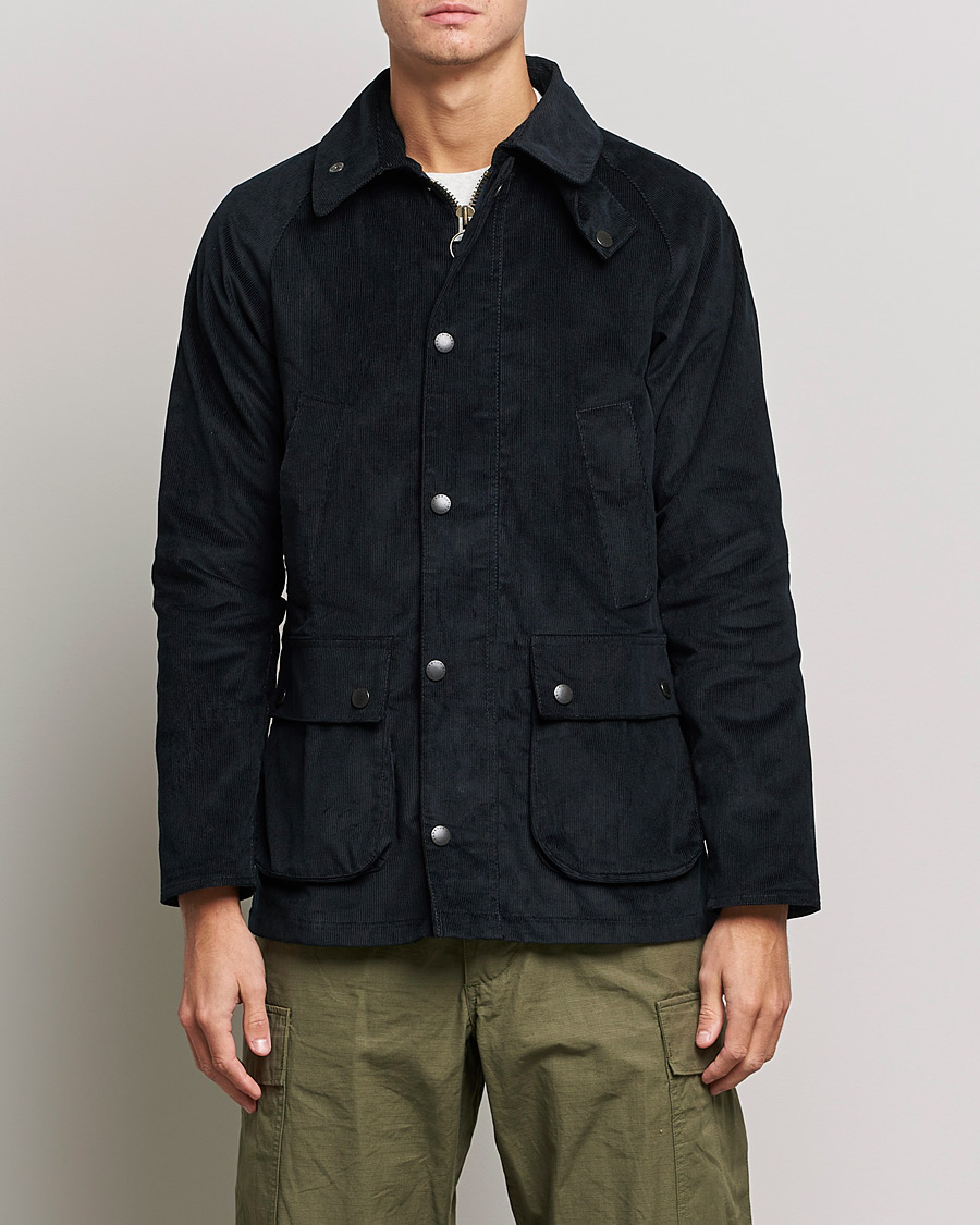 Herre | Jakker | Barbour White Label | Bedale Slim Corduroy Jacket Navy