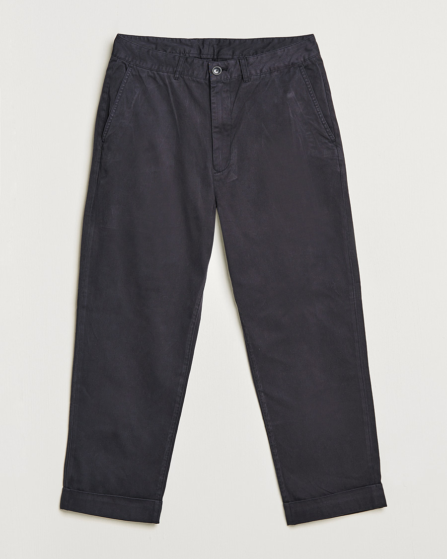 Herre | Bukser | Barbour White Label | Baker Cotton Trousers City Navy