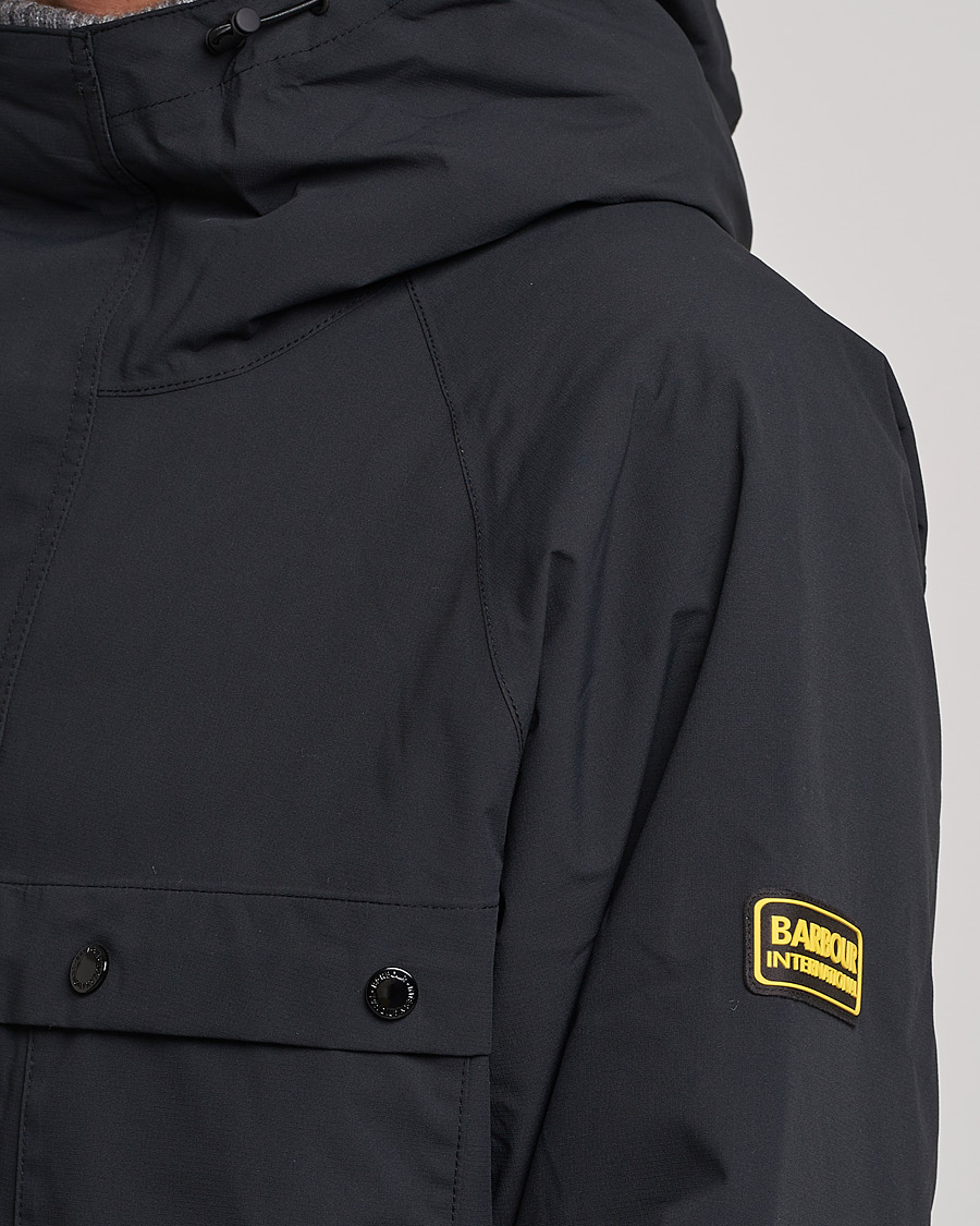 Herre | Jakker | Barbour International | Gauge Waterproof Hooded Jacket Black