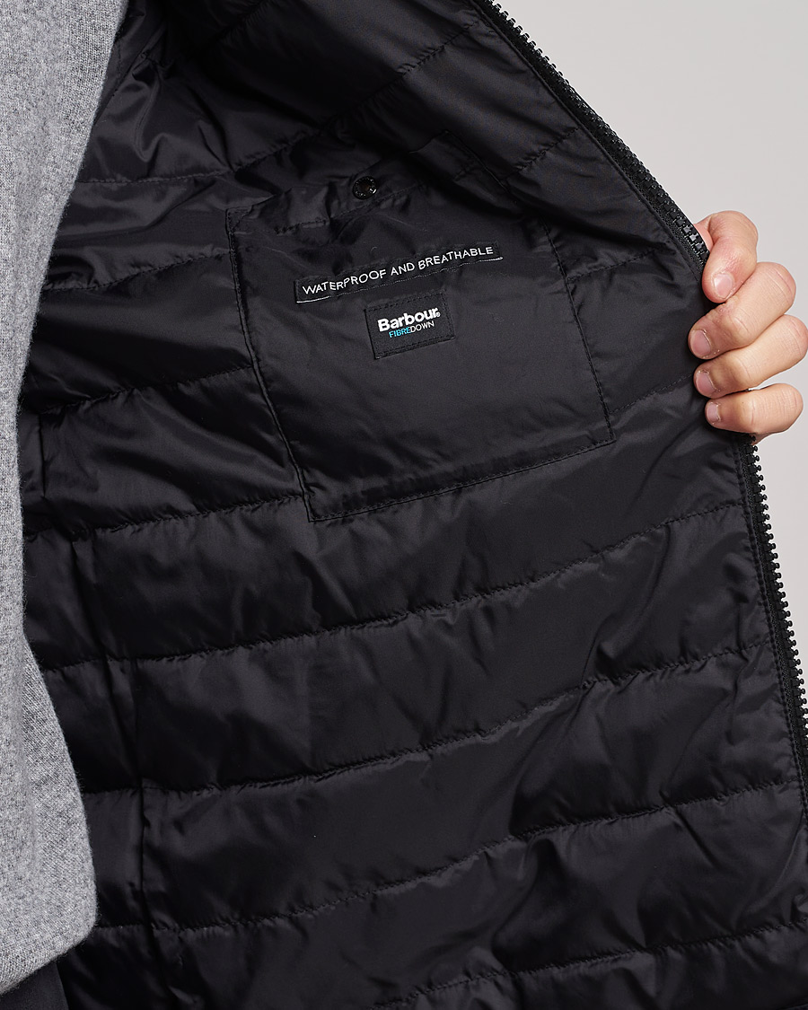 Herre | Jakker | Barbour International | Gauge Waterproof Hooded Jacket Black