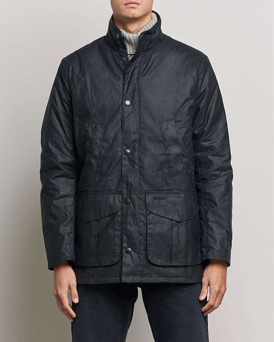 Herre |  | Barbour Lifestyle | Hereford Wax Jacket Navy