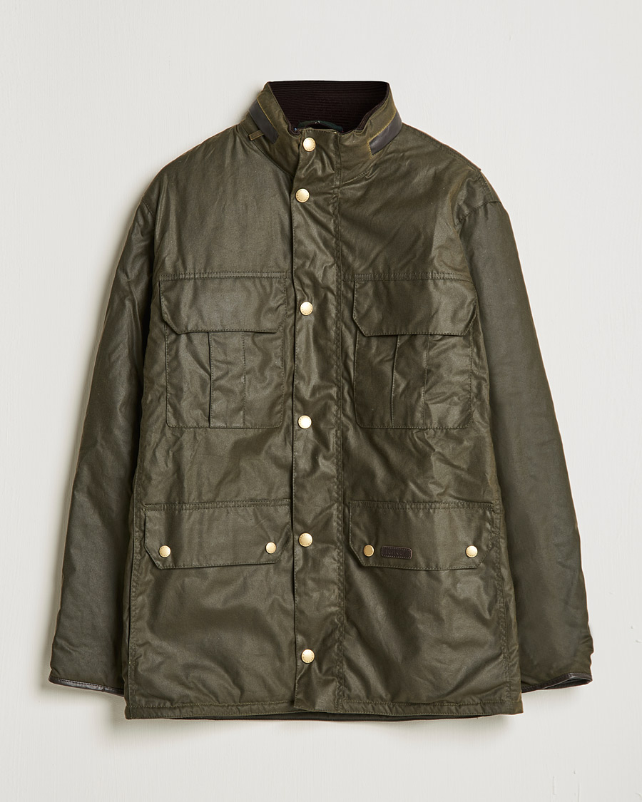 Herre | Jakker | Barbour Lifestyle | Malcolm Waxed Jacket Archive Olive