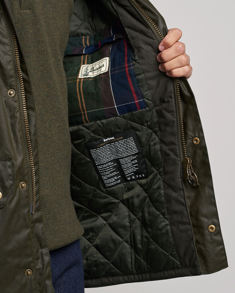 Herre | Jakker | Barbour Lifestyle | Malcolm Waxed Jacket Archive Olive