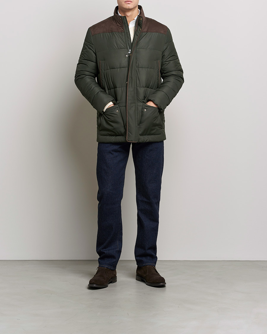 Herre | Jakker | Barbour Lifestyle | Winston Padded Jacket Dark Green