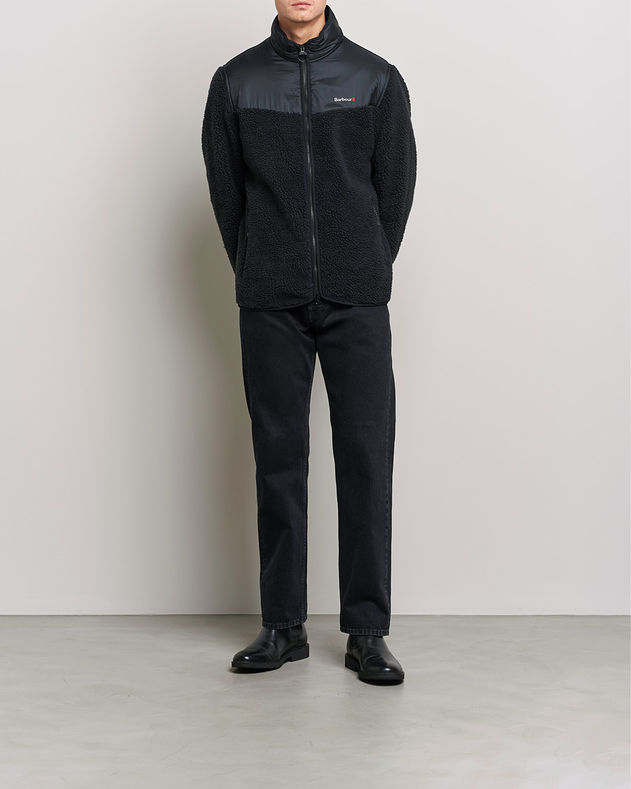 Herre | | Barbour Lifestyle | Axis Fleece Full Zip Black
