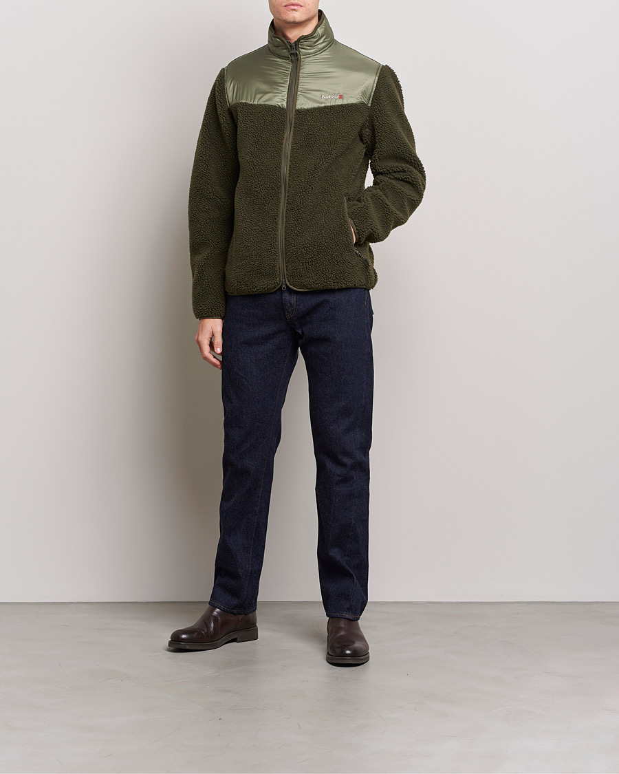 Herre | Gensere | Barbour Lifestyle | Axis Fleece Full Zip Olive