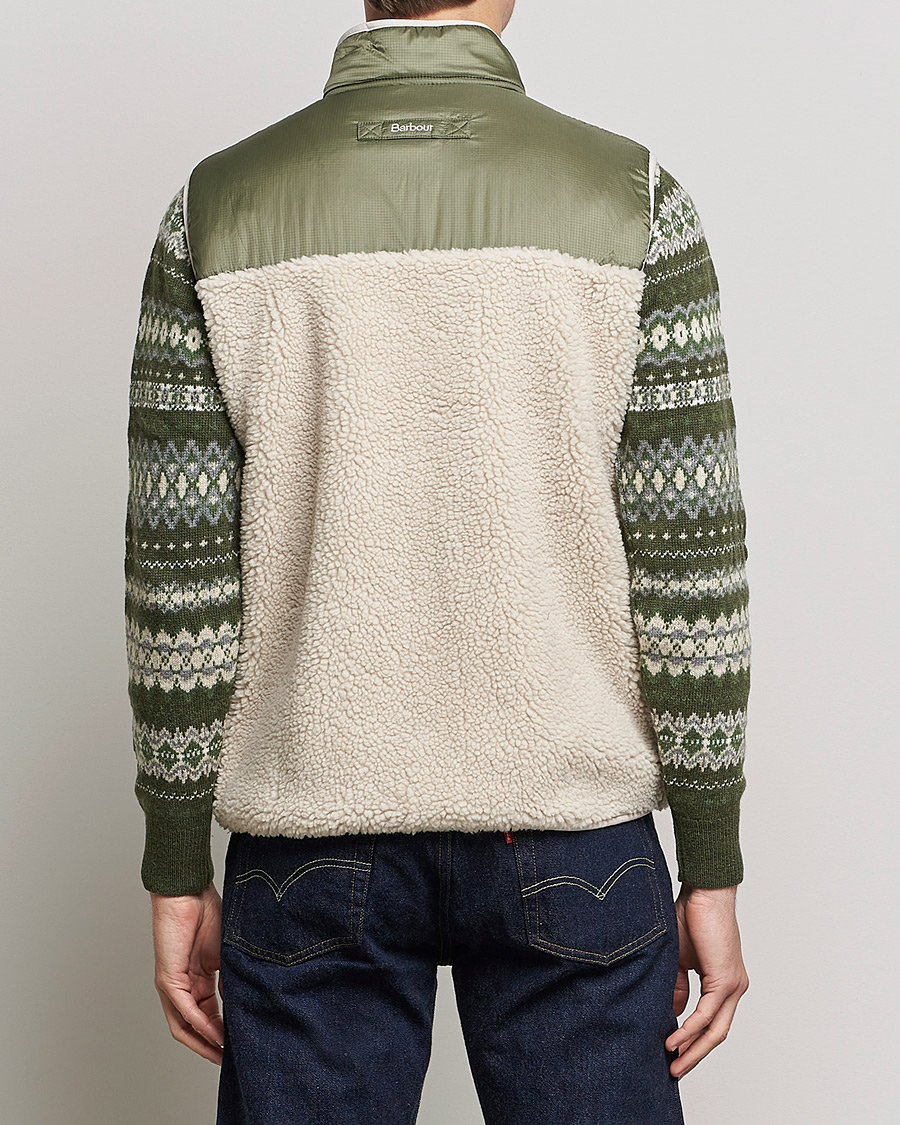 Herre | Gensere | Barbour Lifestyle | Hopsen Fleece Gilet Ecru