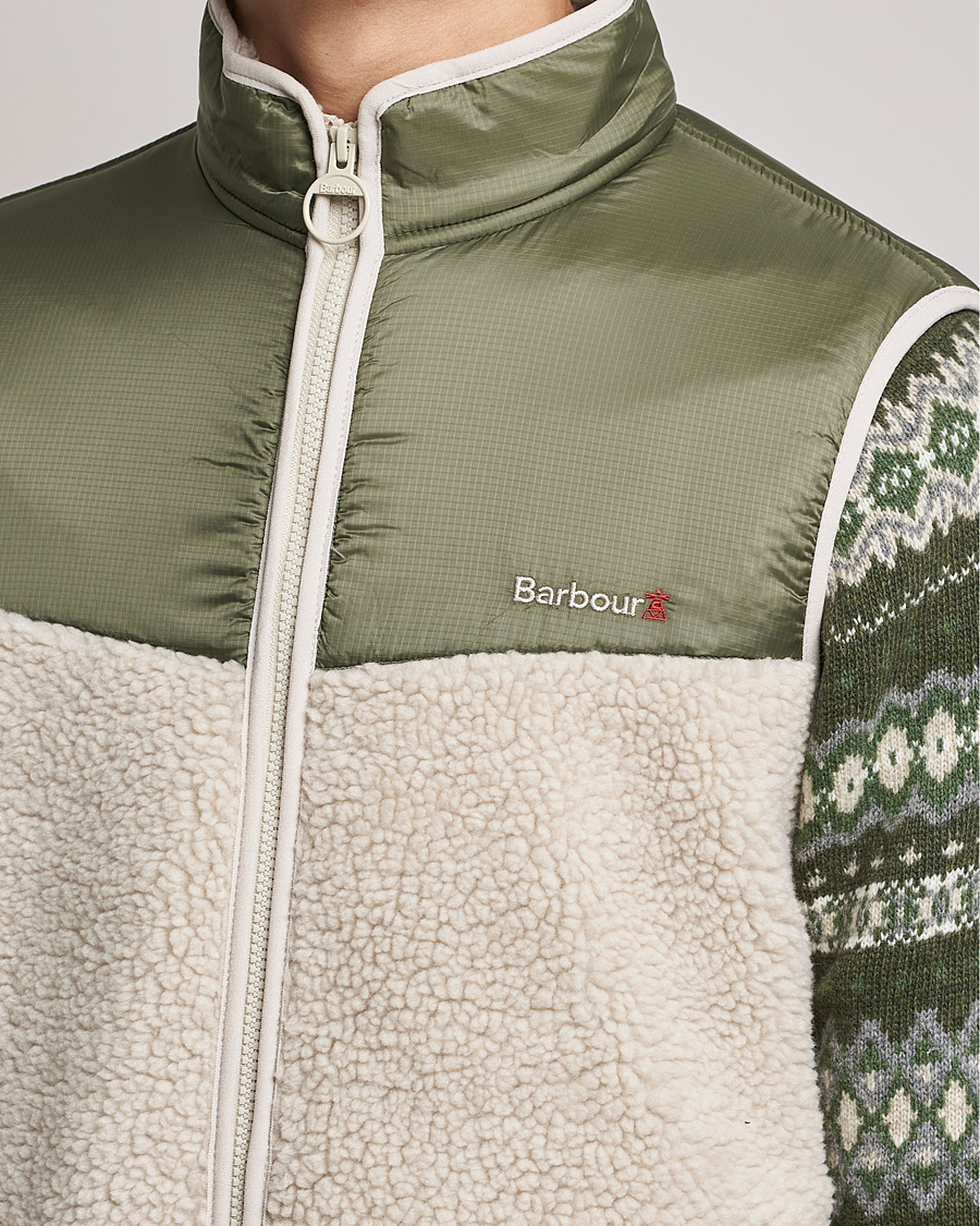 Herre | Gensere | Barbour Lifestyle | Hopsen Fleece Gilet Ecru
