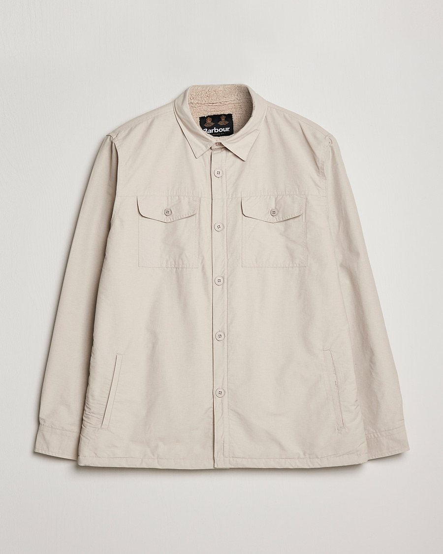 Herre | Skjorter | Barbour Lifestyle | Hayswater Fleece Lined Overshirt Mist