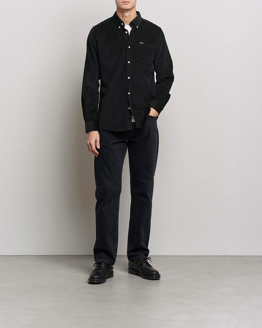 Herre | Skjorter | Barbour Lifestyle | Ramsey Corduroy Shirt Black