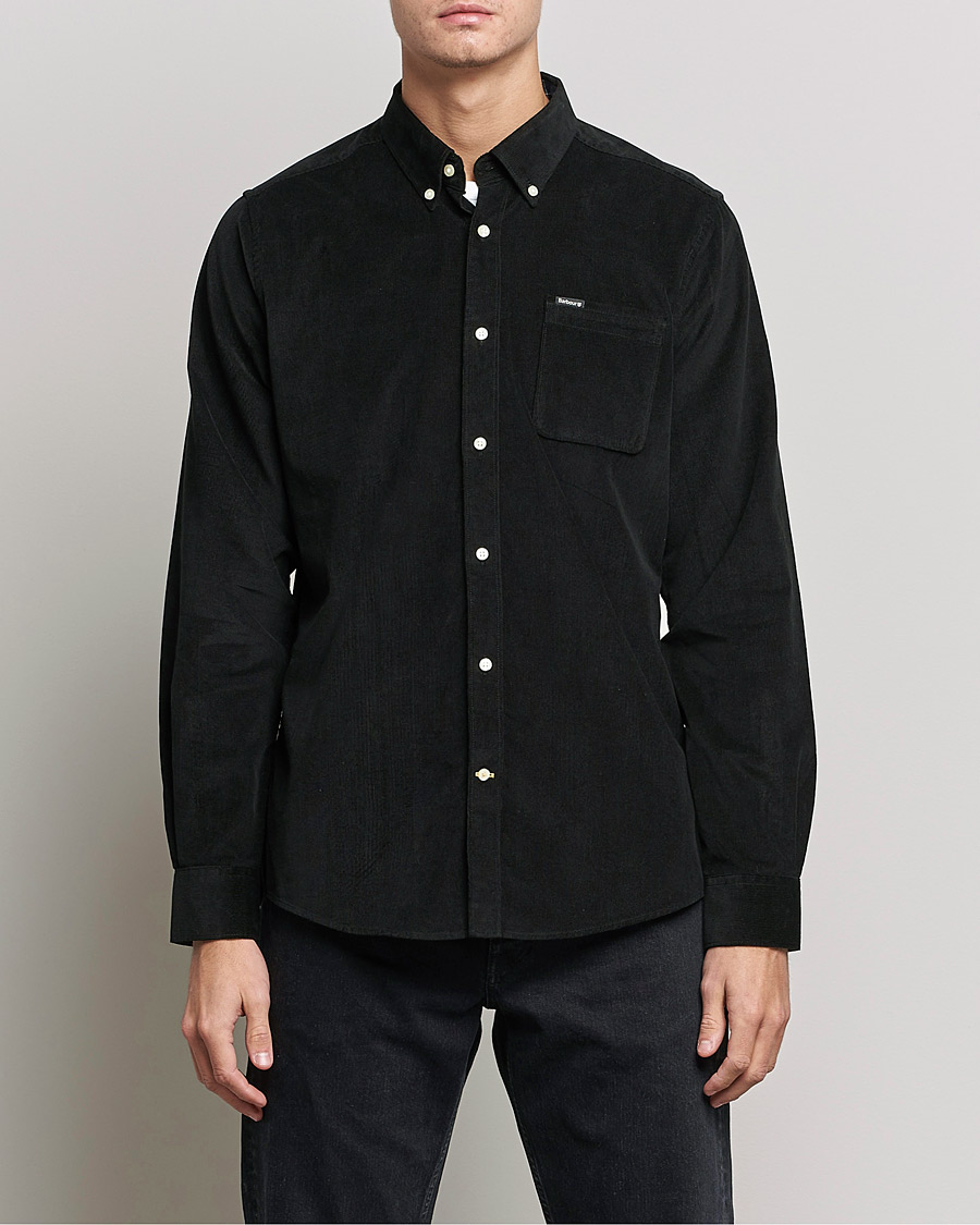 Herre | Skjorter | Barbour Lifestyle | Ramsey Corduroy Shirt Black