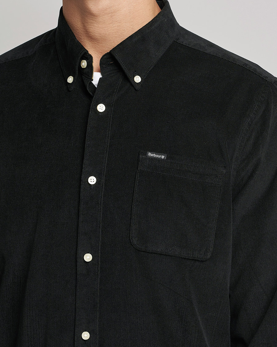 Herre | Skjorter | Barbour Lifestyle | Ramsey Corduroy Shirt Black