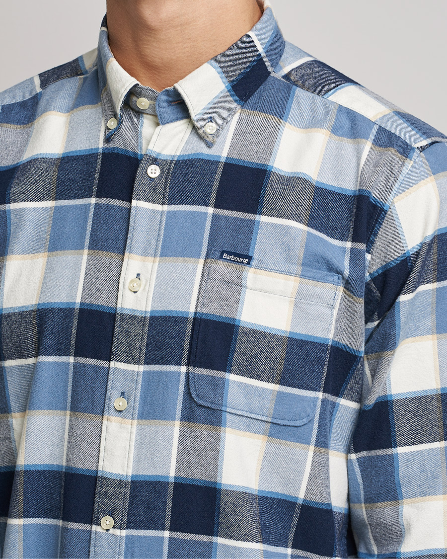 Herre | Skjorter | Barbour Lifestyle | Country Check Flannel Shirt Blue
