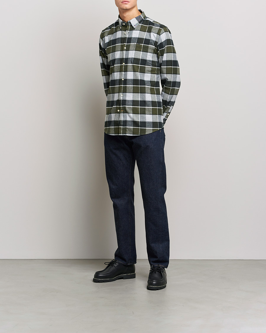 Herre | Barbour Lifestyle | Barbour Lifestyle | Country Check Flannel Shirt Olive