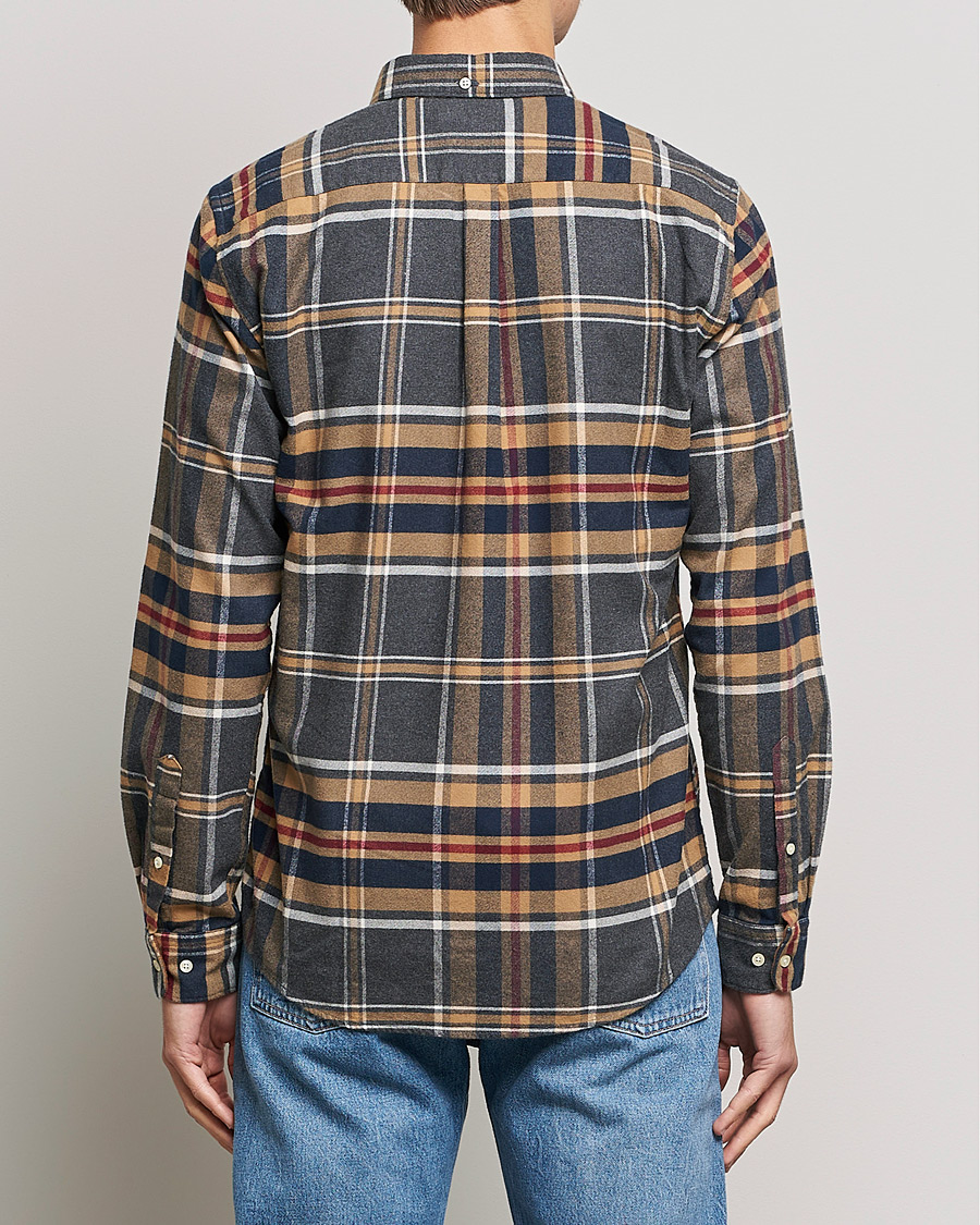 Herre | Skjorter | Barbour Lifestyle | Ronan Flannel Check Shirt Grey Marl