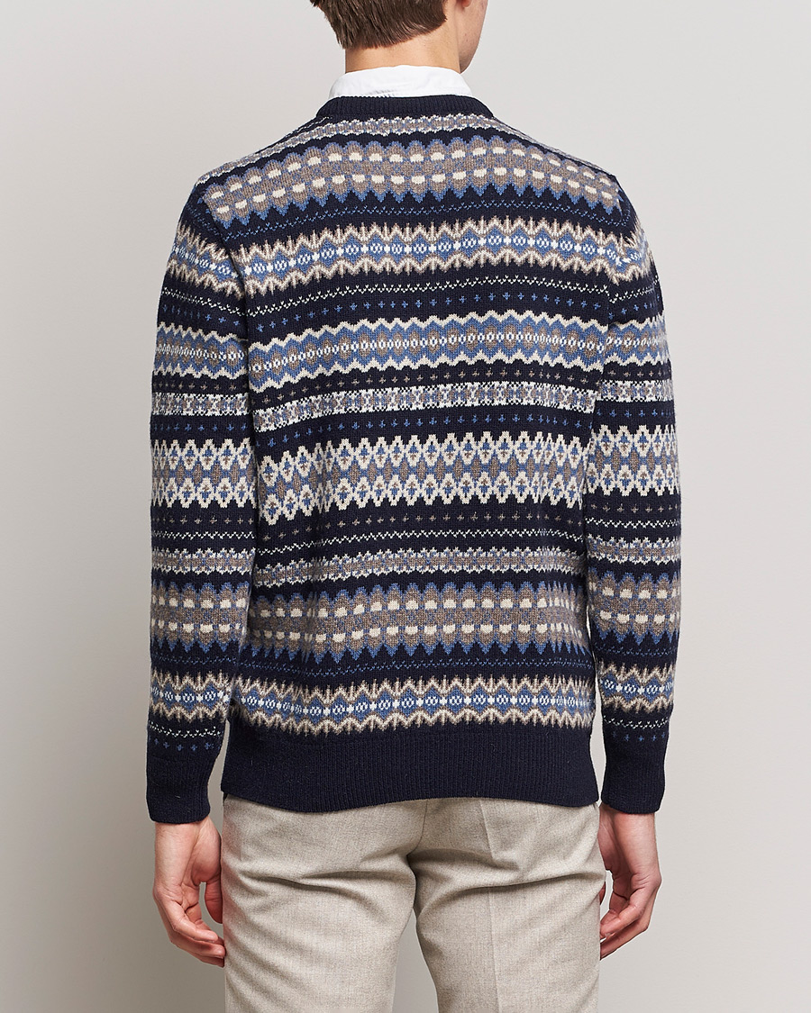 Herre | Gensere | Barbour Lifestyle | Case Fair Isle Crew Midnight