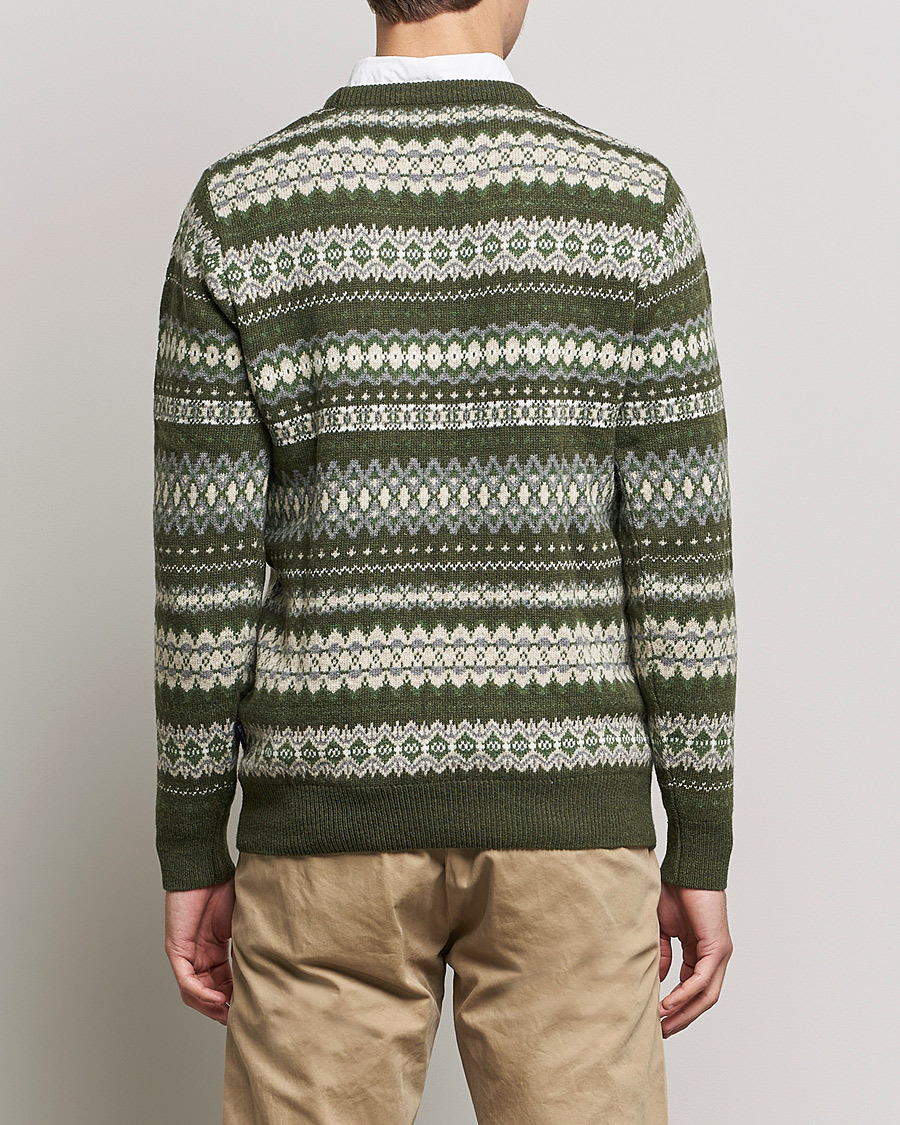 Herre | Gensere | Barbour Lifestyle | Case Fair Isle Crew Olive
