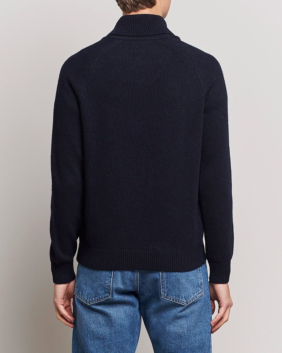Herre | Gensere | Barbour Lifestyle | Gurnard Dock Shawl Knitted Sweater Navy