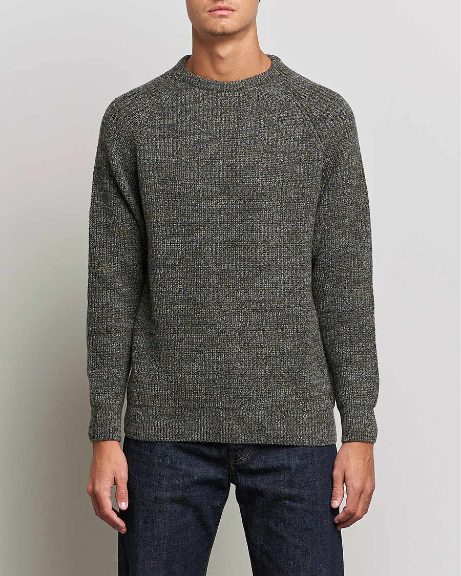 Herre | Gensere | Barbour Lifestyle | Horseford Heavy Knitted Sweater Olive