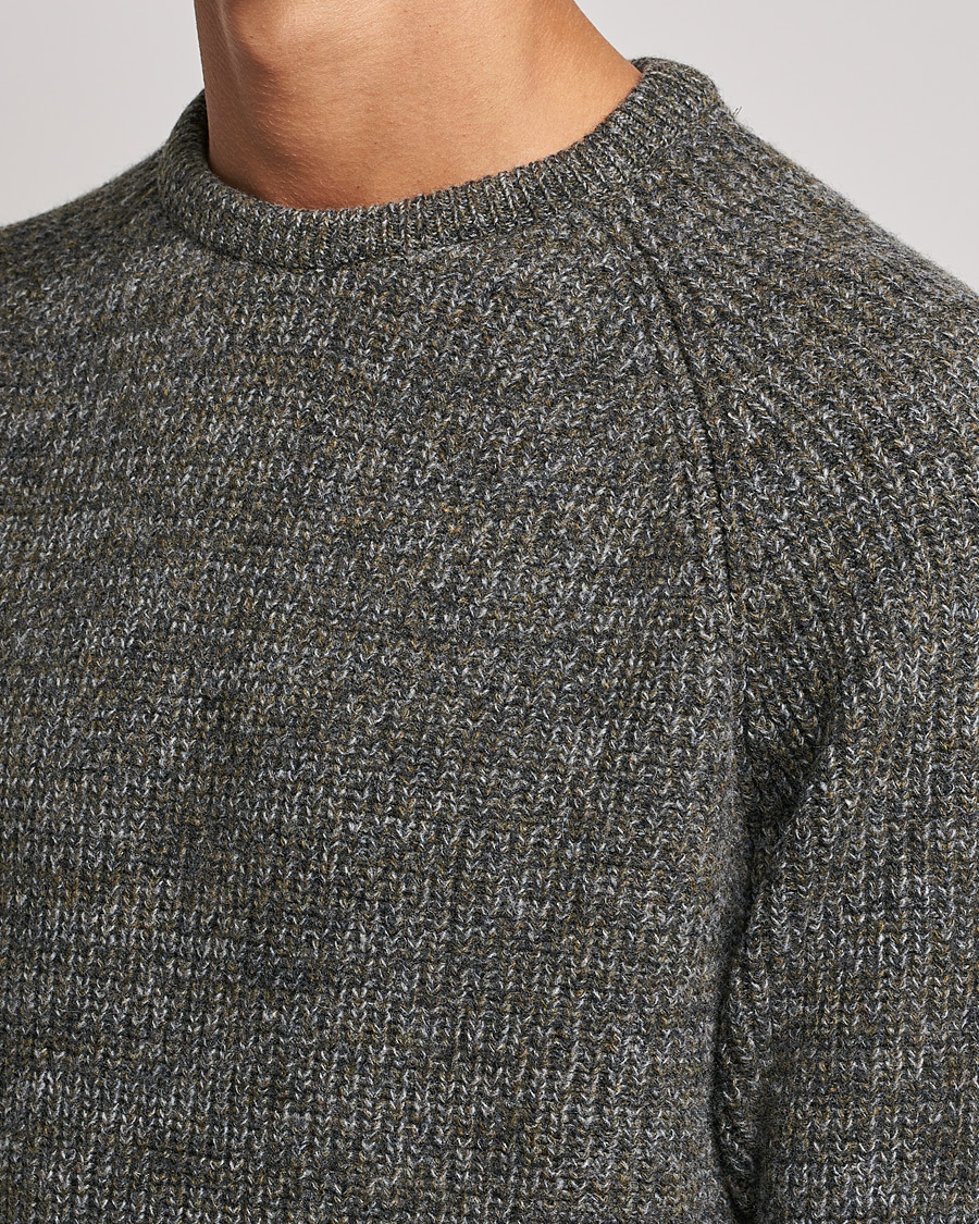 Herre | Gensere | Barbour Lifestyle | Horseford Heavy Knitted Sweater Olive