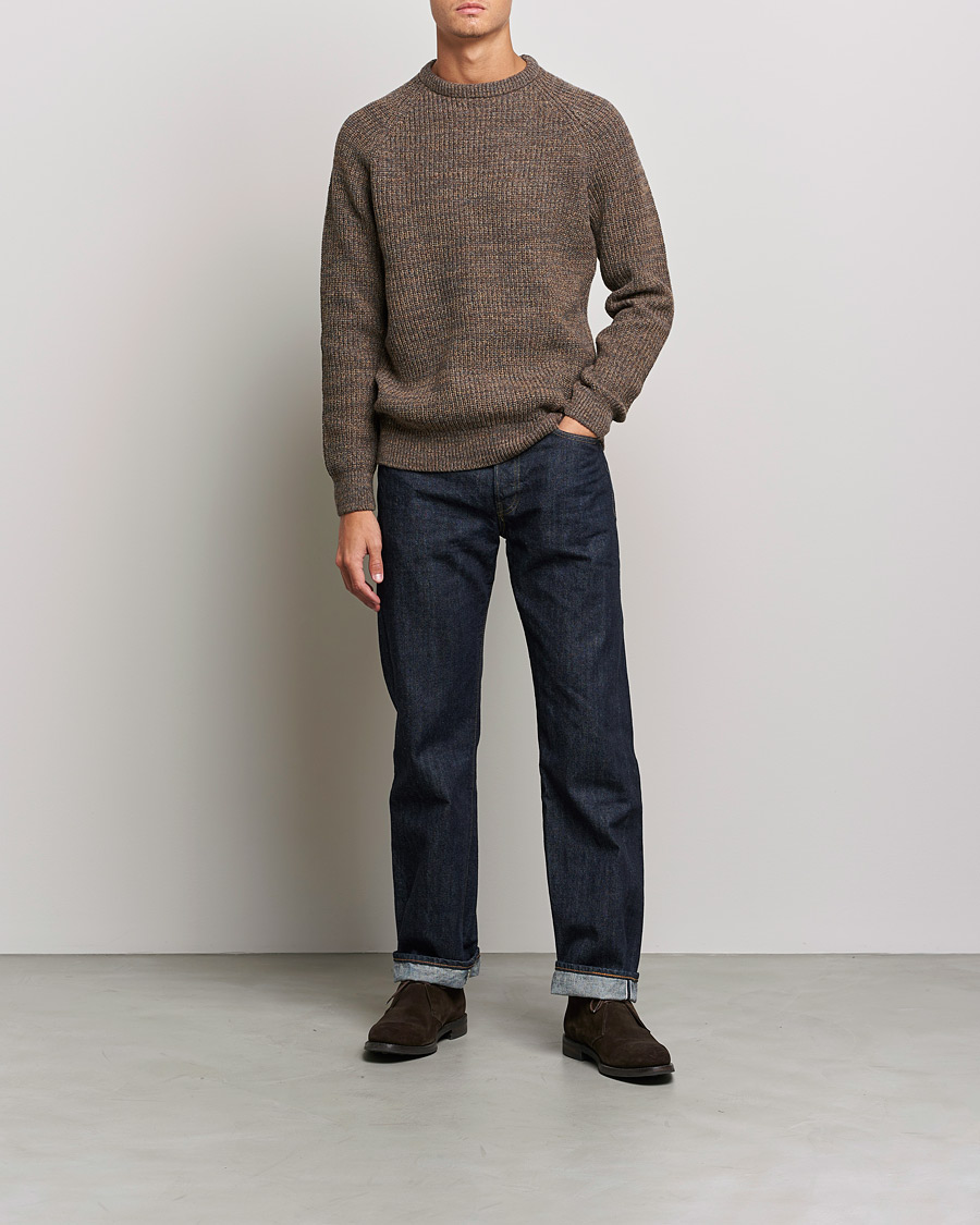 Herre | Gensere | Barbour Lifestyle | Horseford Knitted Crewneck Sandstone